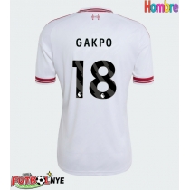 Camiseta Liverpool Cody Gakpo #18 Visitante Equipación 2026-27 manga corta